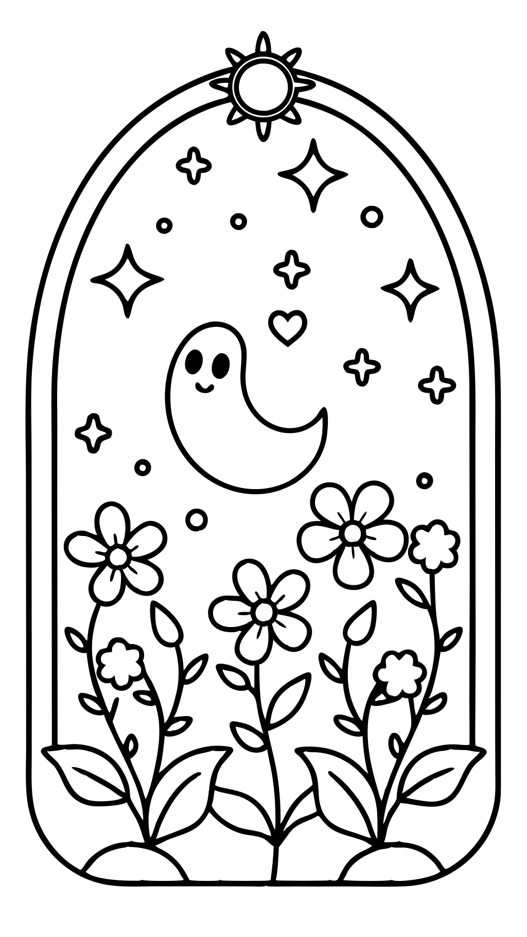 pastel goth coloring pages